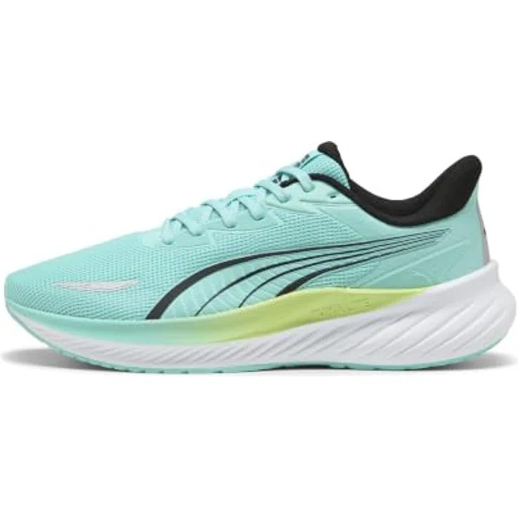 PUMA Pounce Lite 2 Herren Laufschuh, atmungsaktiv, in Intense Mint-Sunny Lime-PUMA Black, Größe 37 EU – Bild 3