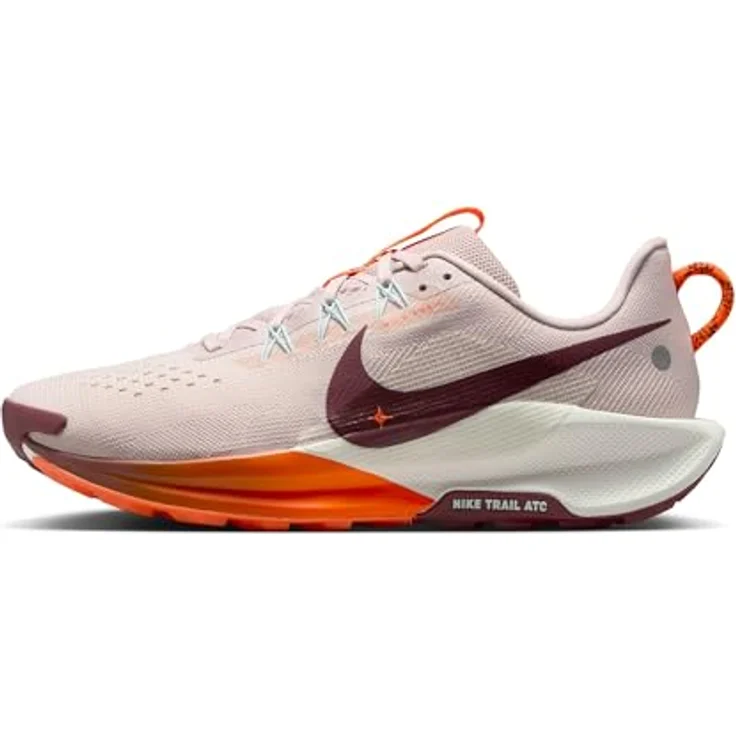 Nike React Pegasus Trail 5, Laufschuh mit ReactX-Schaumstoff, Silt Red / Hyper Crimson / Sail / Dark Team Red, EU 42 – Bild 1