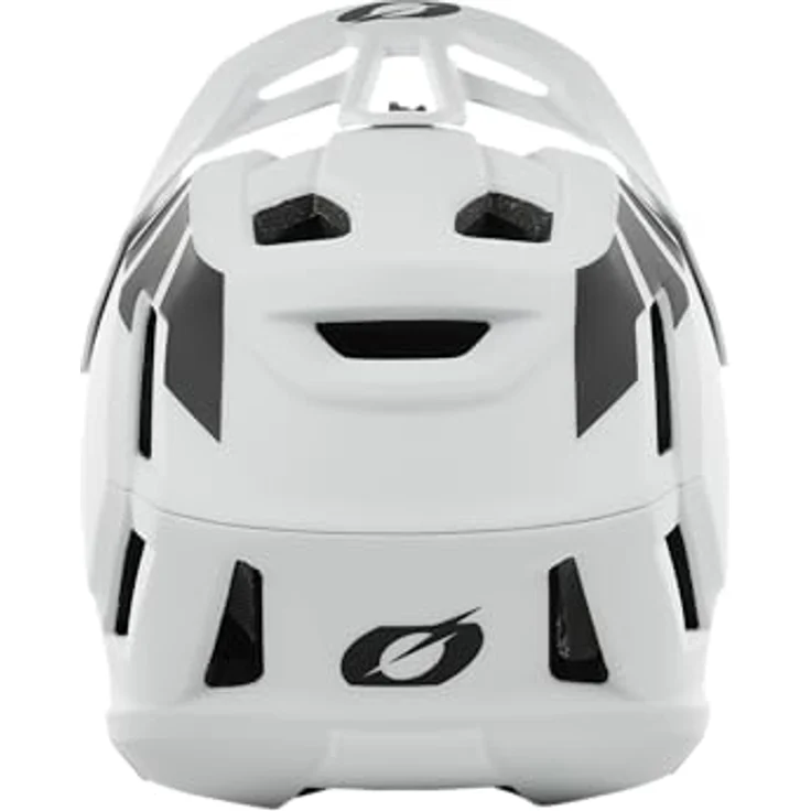 O'Neal SL1 Helm Crest, Enduro Full-Face Helm in Weiß/Schwarz, Größe XS mit höhenverstellbarem Schirm und gutem Luftstrom – Bild 4