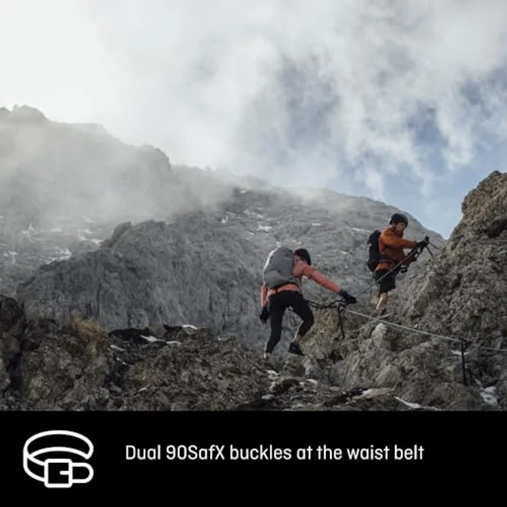 Salewa Xplorer Klettergurt, atmungsaktiver Klettersteig- und Alpinsportgurt mit verstellbaren Beinschlaufen und Dyneema-Einbindeschlaufe – Bild 5