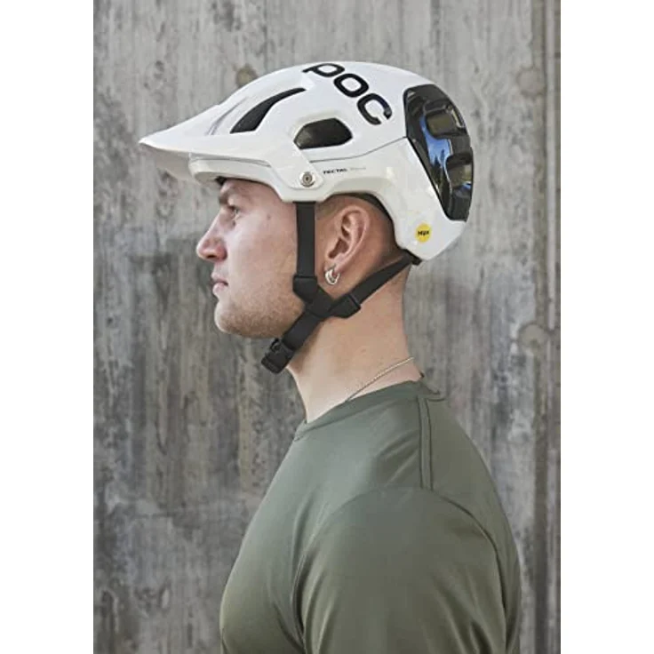 POC Tectal Race MIPS Hydrogen White/Uranium Black 51-54 Fahrradhelm, Mountainbike Helm mit erweiterter Schutzzonen und MIPS-Rotationsaufprallschutz – Bild 6