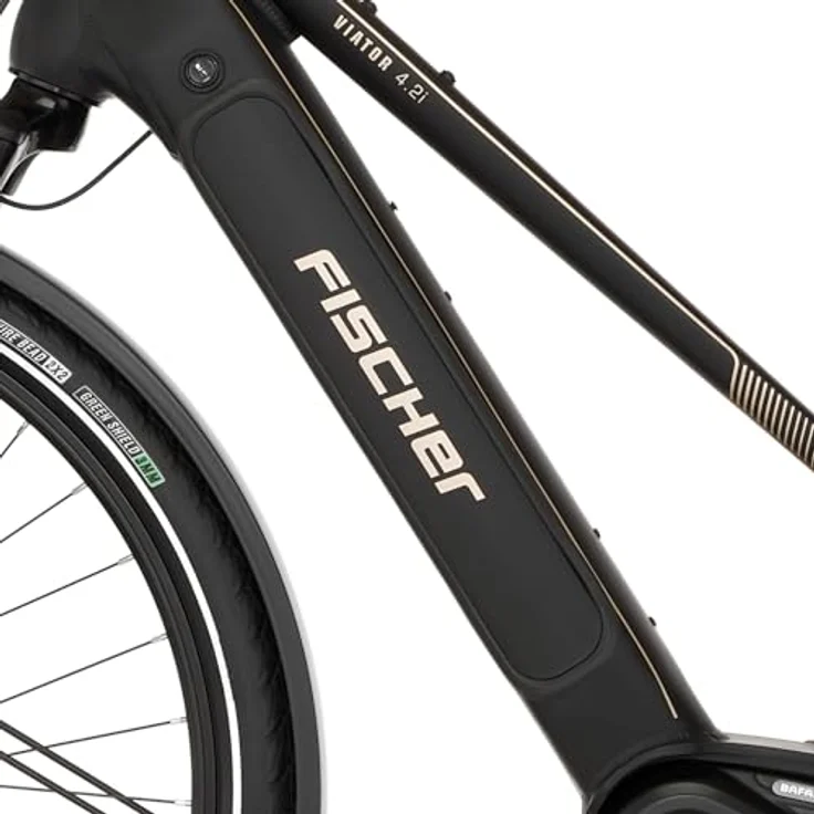 Fischer E-Bike Trekking VIATOR 4.2i Active, Elektrofahrrad für Damen und Herren mit 80 Nm Mittelmotor, 36 V Akku, 28 Zoll Reifen, RH 45, Shimano 9-Gang Schaltung, bis zu 150 km Reichweite – Bild 2