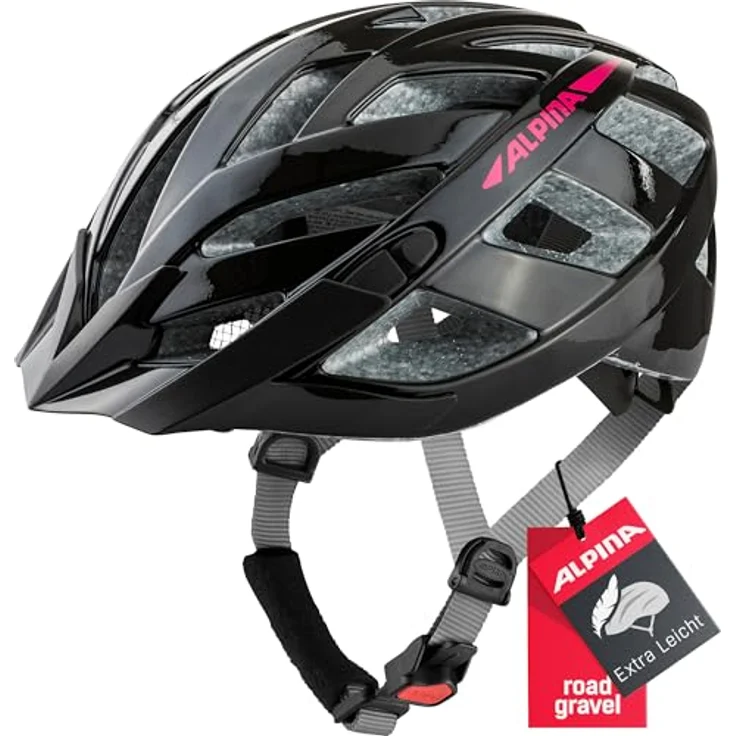 Alpina Fahrradhelm PANOMA 2. 0 52-57 cm, black pink gloss – Bild 2