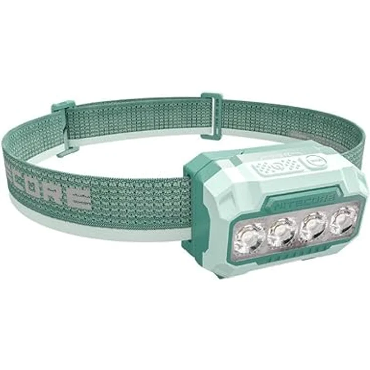 Nitecore HA23 UHE Stirnlampe, 3 Farbtemperaturen (3000K, 4500K, 6500K) in Mrytle Green mit Dual-Core-MCT-UHE-LEDs – Bild 1
