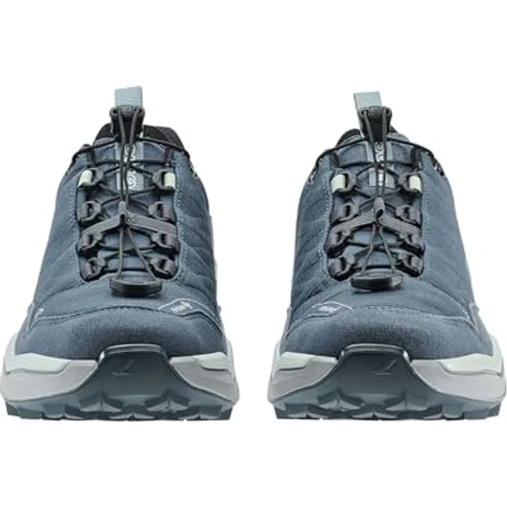 LOWA MADDOX PRO GTX LO SL Ws, Wanderschuhe mit GORE-TEX, schnellem Schnellschnürsystem, rauchblau/blau, Größe 39 – Bild 3