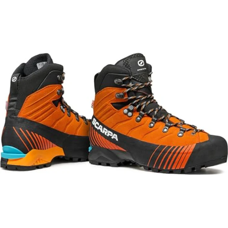 Scarpa Ribelle HD, Herren Wanderschuhe für alpine Herausforderungen, Vibram Sohle, semi-steigeisenfest, 44.5, Grün – Bild 6