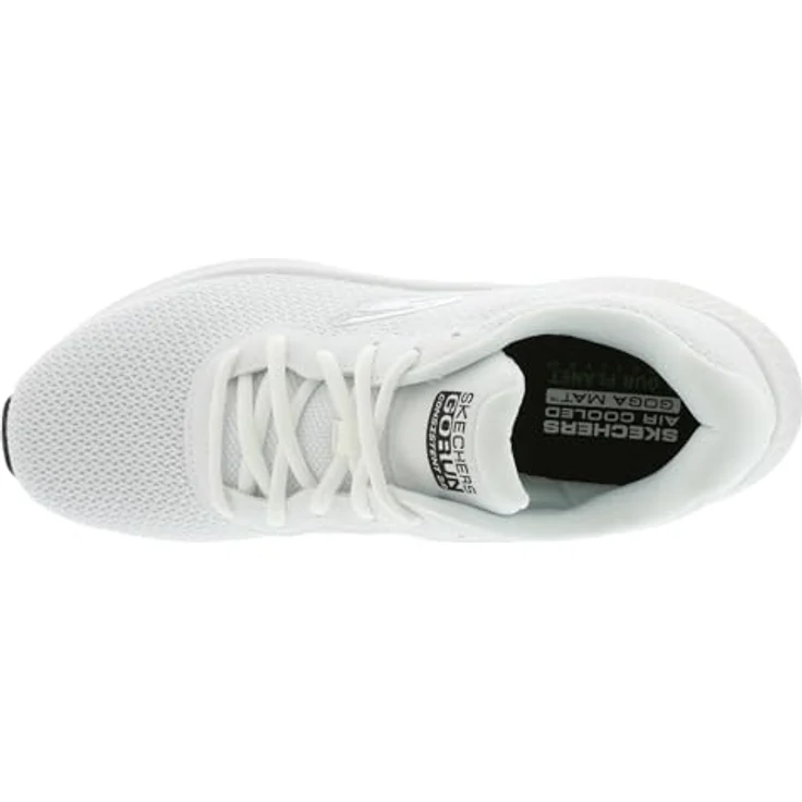 Skechers Go Run Consistent 2.0 Engaged, Laufschuhe für Damen mit atmungsaktivem Obermaterial, weiß – Bild 2