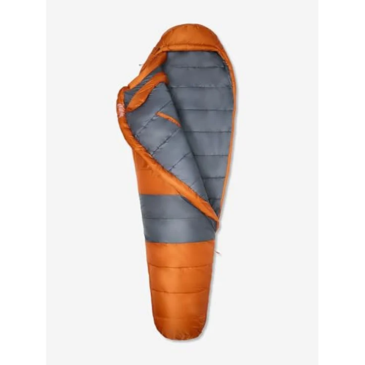 Marmot Trestles Elite Eco 0, Schlafsack mit exzellenter Wärmeisolierung, leichtes Kunstfaser-Material, Tangelo – Bild 4