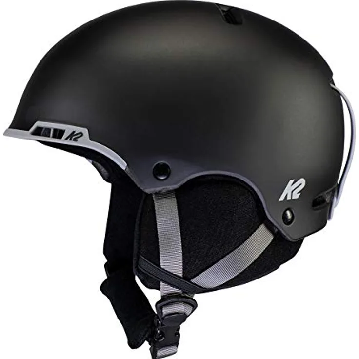 K2 Ski Damen Skihelm Meridian, matte pearl black, stoßabsorbierende Schale, Belüftungsöffnungen, Größe M (55-59 cm)
