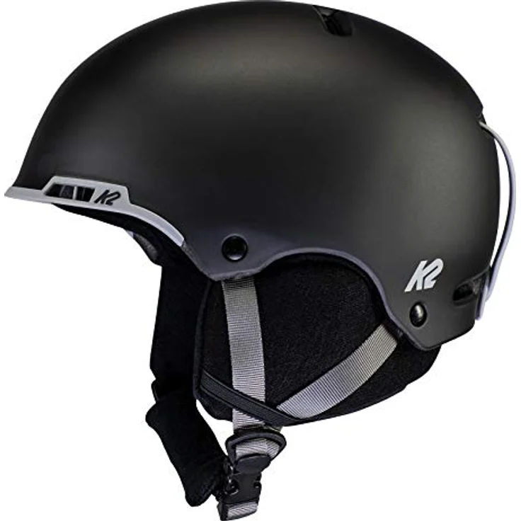 K2 Ski Damen Skihelm Meridian, matte pearl black, stoßabsorbierende Schale, Belüftungsöffnungen, Größe M (55-59 cm) – Bild 1