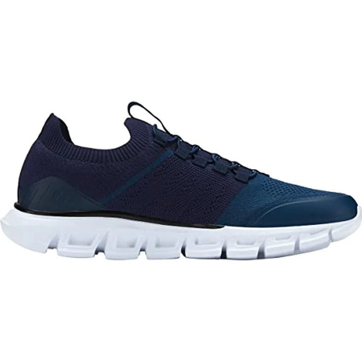 Jako Premium Knit Sneaker, Laufschuhe mit antimikrobieller Ortholite-Einlegesohle und ShockAbsorb EVA-Zwischensohle, Marine – Bild 5