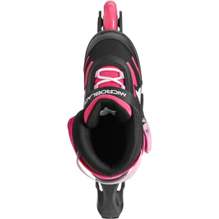 Rollerblade MICROBLADE Inline-Skates für Mädchen, verstellbar in 4 Größen, Schwarz/Rosa, 28-32 – Bild 2