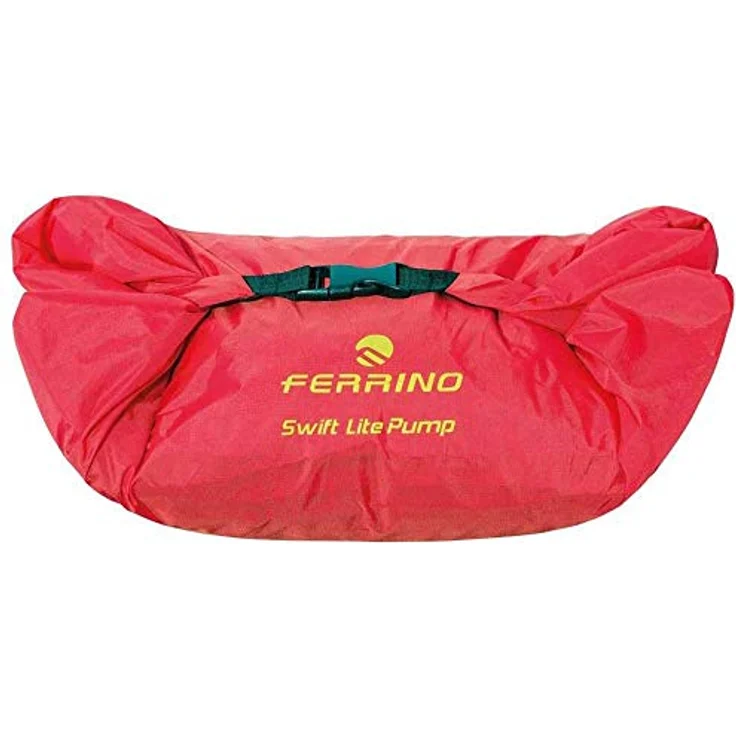 Ferrino Swift Lite, aufblasbare Isomatte mit 8,5 cm Dicke, 185 cm Länge, 60 cm Breite, rot, 550 g leicht – Bild 4