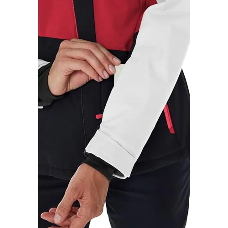 Killtec KSW 67 WMN Skijacke, atmungsaktiv und wasserdicht, modern red, Größe 46 – Bild 6