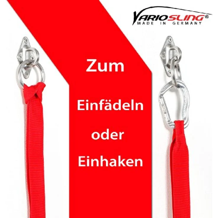 Variosling Robuste Edelstahlhalterung Sling Trainer Box-Sack, Hängematten turnringe Schlingentrainer und vieles mehr (exkl. Schrauben+Dübel) - Preisvergleich – Bild 4