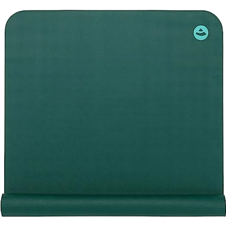Bodhi Yogamatte ECO PRO Travel | 100% Naturkautschuk | Superleicht & Faltbar | Extrem Rutschfest | Ökologisch | Profi-Matte für Yoga & Pilates | Ideal zum Reisen | 185 x 60 x 0,13 cm | jungle-green