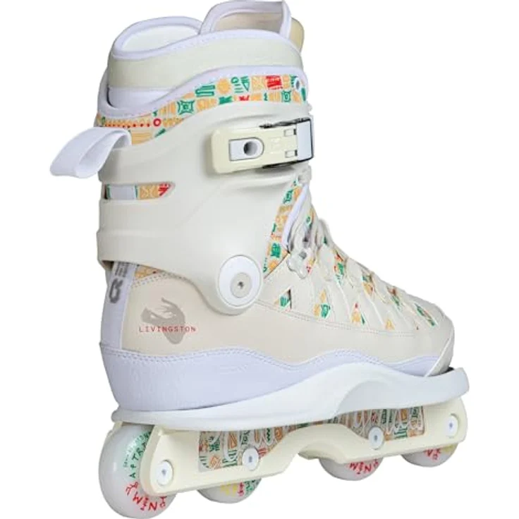 Iqon Montre Livingston Pro Skate, Rollschuhe mit MYFIT Prime Futter, glasfaserverstärktem Kunststoff, höhenverstellbar, Größe 46, braun – Bild 3