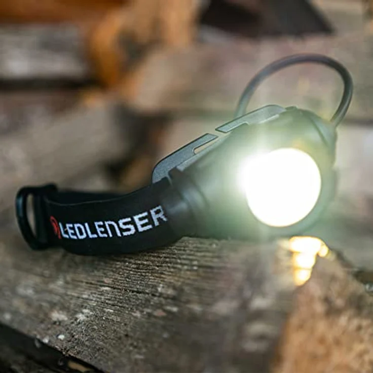 Ledlenser H7R Core, LED Stirnlampe mit Advanced Focus System, stufenlos dimmbar und schwenkbarem Lampenkopf, schwarz – Bild 5