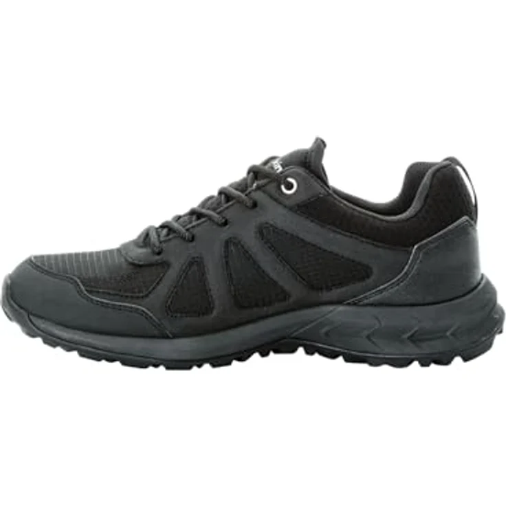 Jack Wolfskin Woodland 2 Texapore Low W, Damen Wanderschuhe, wasserdicht und atmungsaktiv, Schwarz, Größe 38 – Bild 1