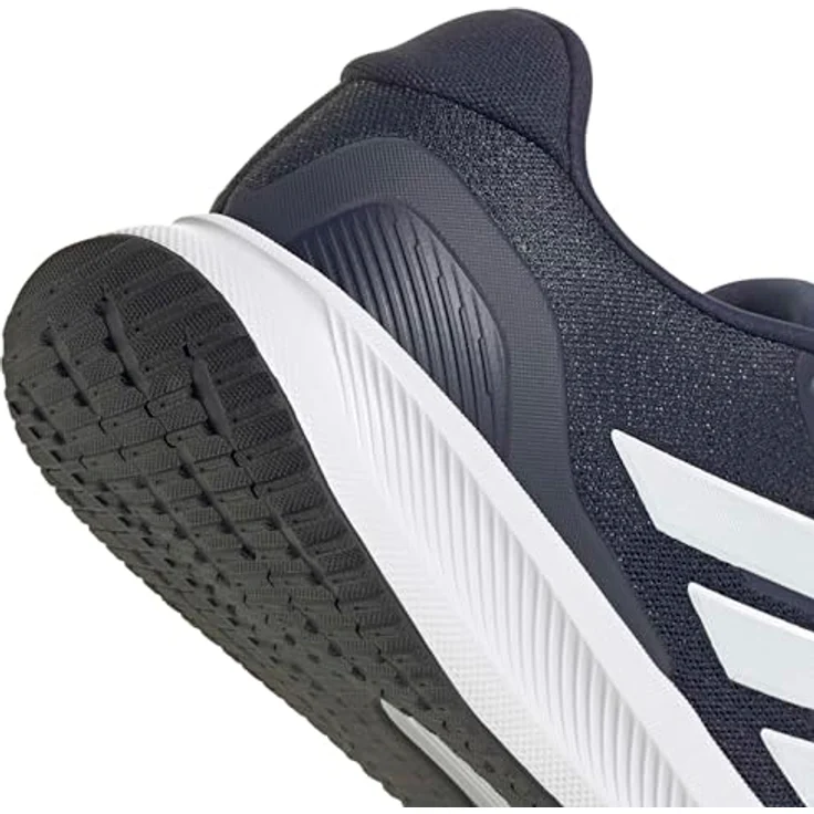 Lotto Runfalcon Laufschuhe, Herren, Atmungsaktives Obermaterial, Leichte EVA-Zwischensohle, Rutschfeste Gummisohle, Verstärkter Fersenbereich, legink/ftwwht/cblack, Größe 42 – Bild 6