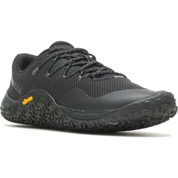 Merrell Trail Glove 7 Trailrunning-Schuhe, Schwarz, EU 40 1/2, recyceltes Mesh, Vibram EcoStep-Sohle, vegan-freundlich – Bild 3