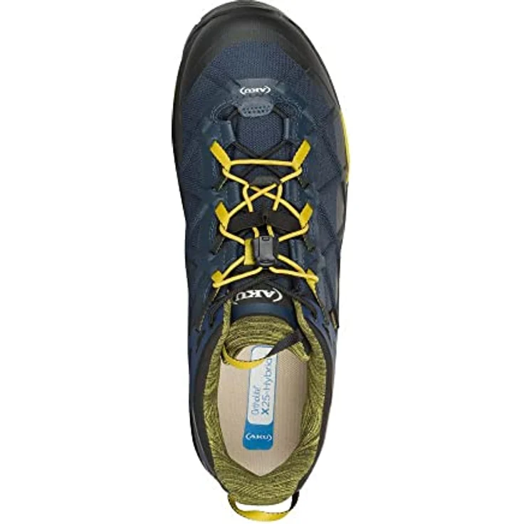 AKU Rocket Dfs GTX, Herren Wanderschuhe, atmungsaktiv und wasserdicht mit Gore-Tex-Membran, Vibram Traction Lug-Sohle, Blau – Bild 4