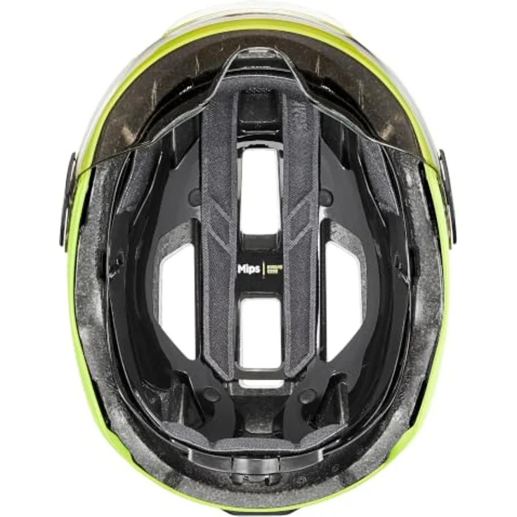 Uvex Stride Visor MIPS Fahrradhelm für Erwachsene, lime matt, 56-59 cm, Hoher Tragekomfort, integriertes Visier, MIPS-Technologie – Bild 4
