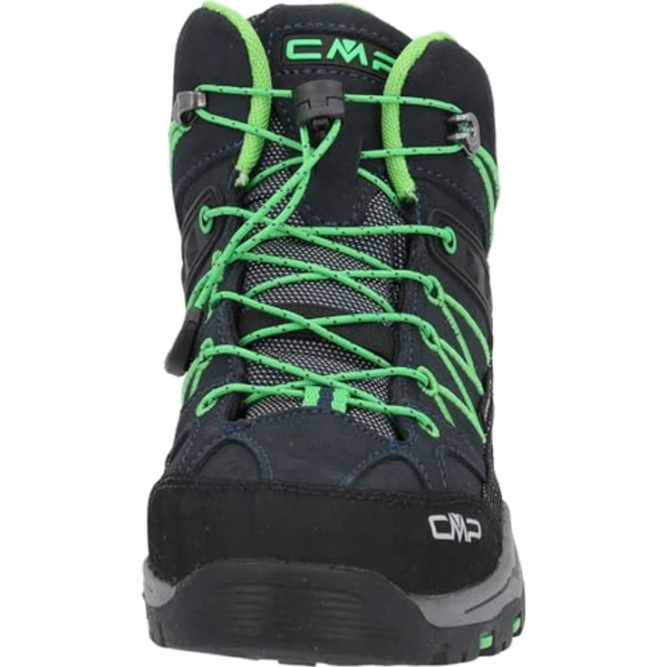 CMP Rigel Kids Mid, Herren Wanderschuhe in Blau, Größe 37 EU, Leder/Textil, Schnürer, 2,5 cm Absatzhöhe – Bild 4