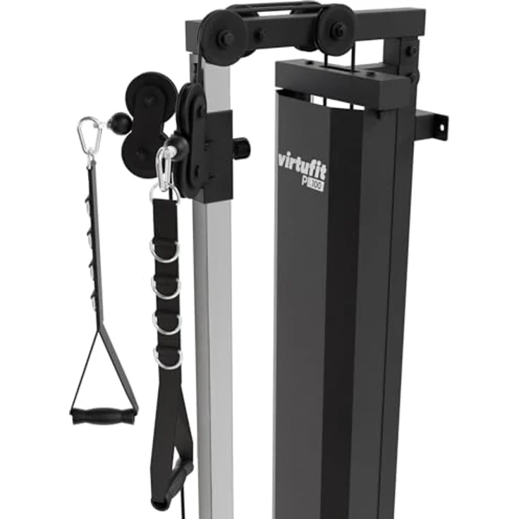 VirtuFit PL100 Single Pulley Station, Kabelstation mit 75 kg Gewichtstapel, verstellbaren Umlenkrollen und stabilem Stahlgestell – Bild 8