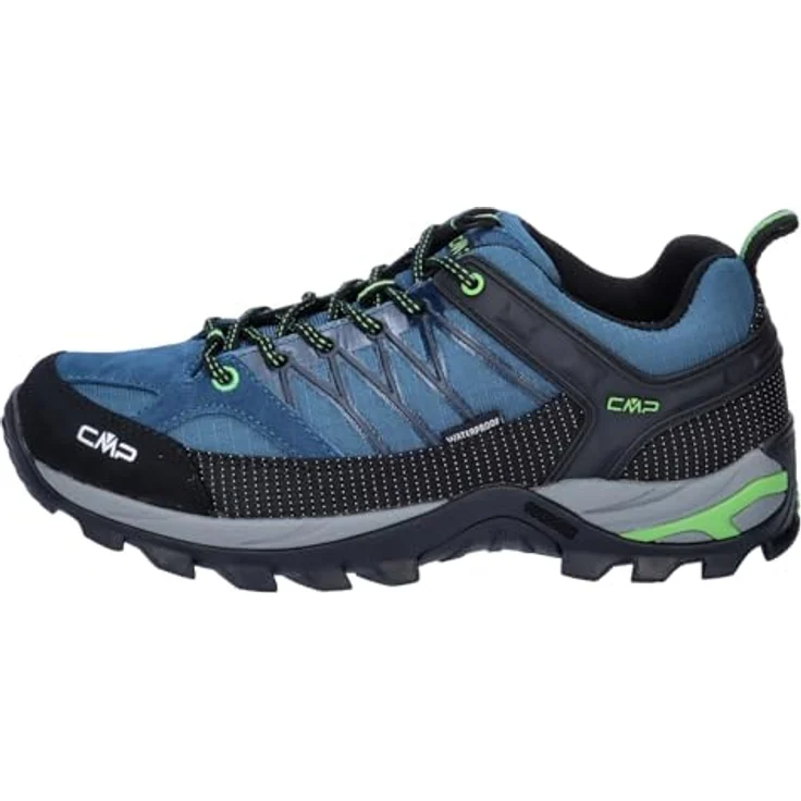 CMP RIGEL LOW TREKKING SHOES WP, wasserdichte Outdoorschuhe mit trittsicherer Gummi-Sohle – Bild 2