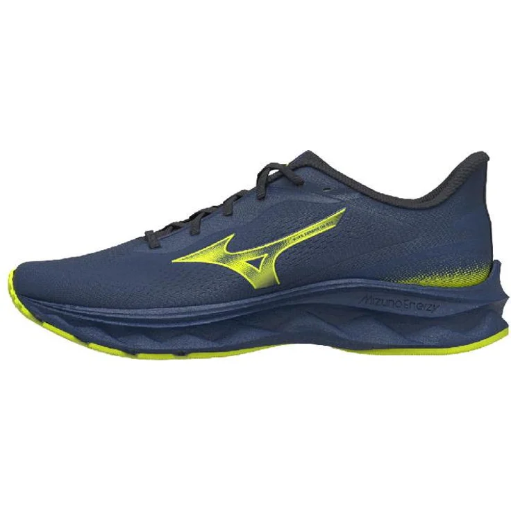 Mizuno WAVE SERENE 2 GTX, Laufschuh für Herren mit Wave-Technologie, atmungsaktivem Obermaterial und wasserdicht, dunkelblau, Größe 45 – Bild 1