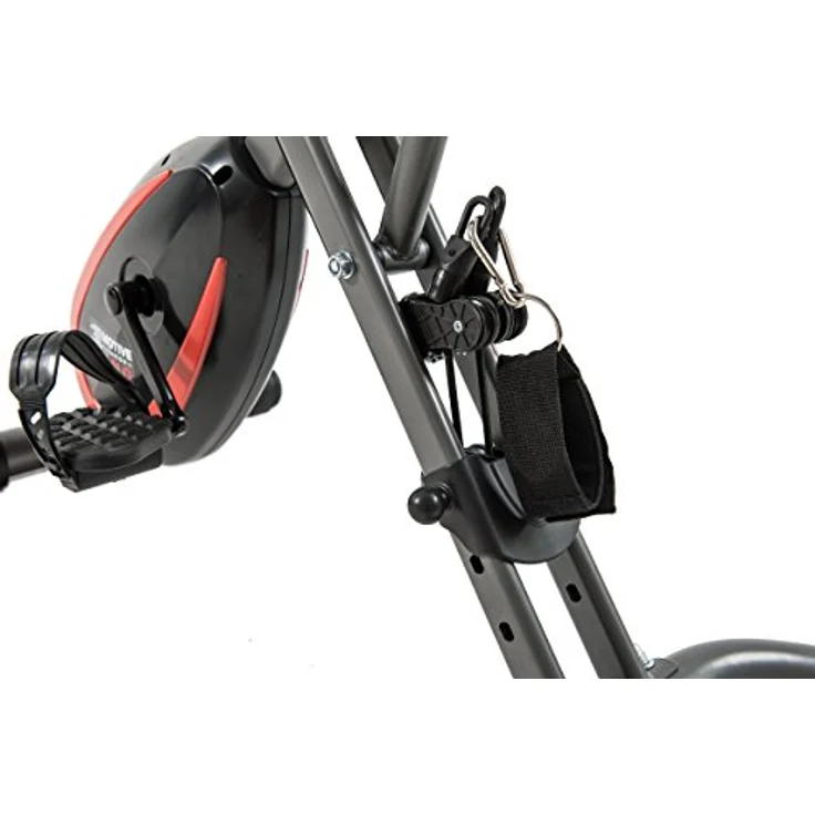 MOTIVE FITNESS by U.N.O. Heimtrainer Multi-Function X-BIKE mit Seilzug für Arme und Beine, inkl. Unterlegmatte, Schwarz – Bild 6