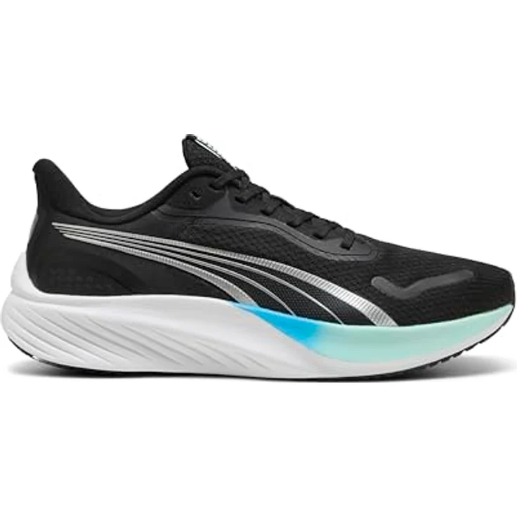 PUMA Pounce Lite, Laufschuhe mit ultraleichtem Schaumstoff und PROTREAD Laufsohle, schwarz, Größe:12 – Bild 7