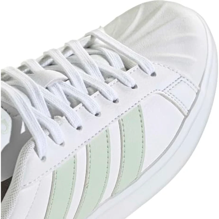 adidas Damen STREETTALK Shoes, Freizeitschuh aus Synthetikleder mit Gummi-Cupsohle, FTWR White/Linen Green, Größe 42 2/3 EU – Bild 5