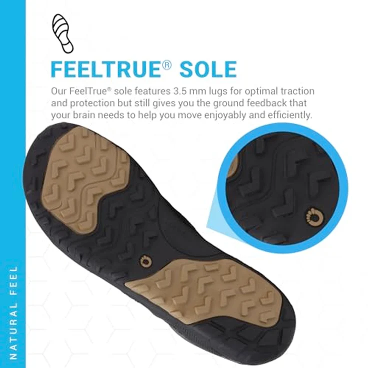 Xero Shoes Mesa Trail II, Herren Laufschuhe für Trailrunning, minimalistische Konstruktion, atmungsaktives Obermaterial, Gummisohle für hohe Traktion, Größe 45, Grün – Bild 5