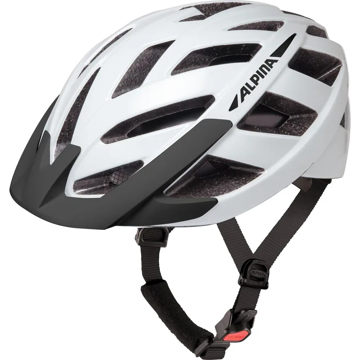 ALPINA SPORTS Panoma 3.0, Velohelm für schmale Köpfe, (52 - 57 cm), leicht, optimal belüftet mit Höhenverstellung und Schutzschild