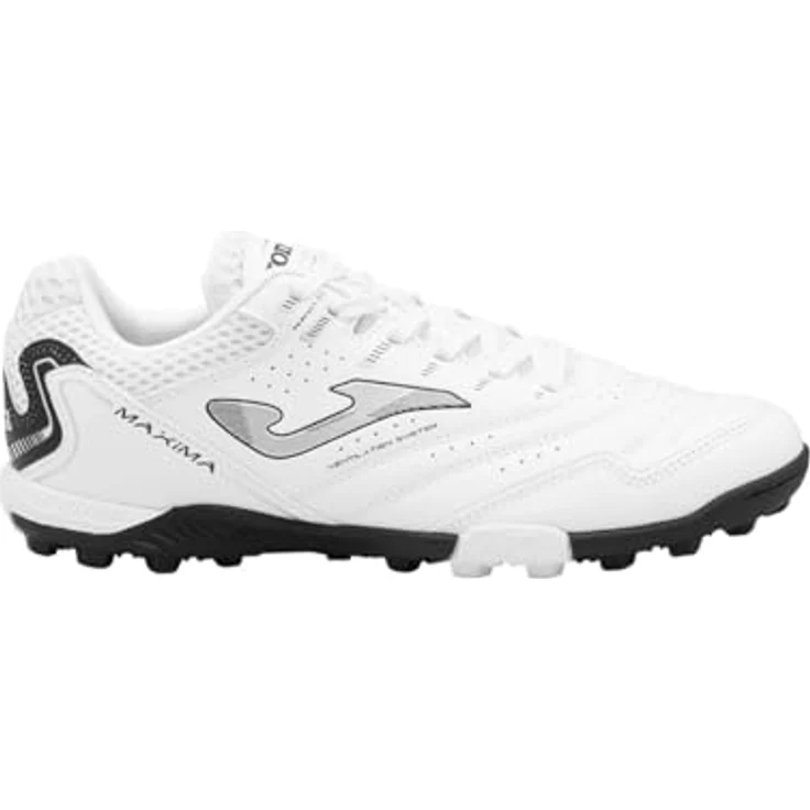 Joma Maxima 2502 TF M MAXS2502TF, Fußballschuhe für Kunstrasen, Synthetik-Obermaterial, Gummisohle, Größe 41, weiß – Bild 4