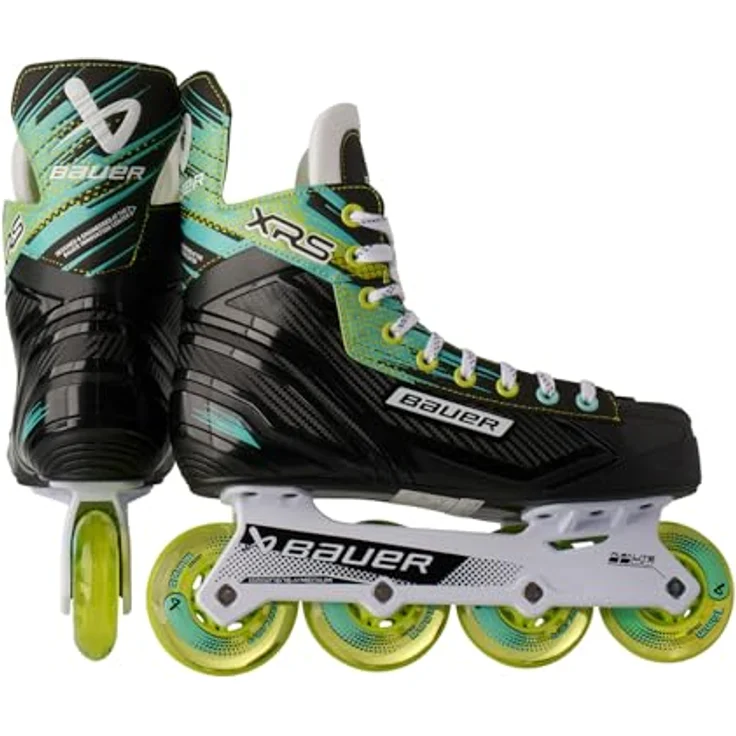 Bauer XRS Inline Skate Senior, Größe 11 (47), Regular Weite, Injected Comp Weave-Viertelpaket, Flexlite-Chassis, ABEC 5-Lager – Bild 1