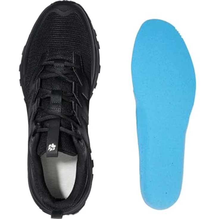 Jack Wolfskin PS Trail Low M Wanderschuh, Stabilitätsschuhe mit EVA-Zwischensohle und profilierten Gummi-Sohlen, Schwarz, Gr. 48.5 – Bild 7