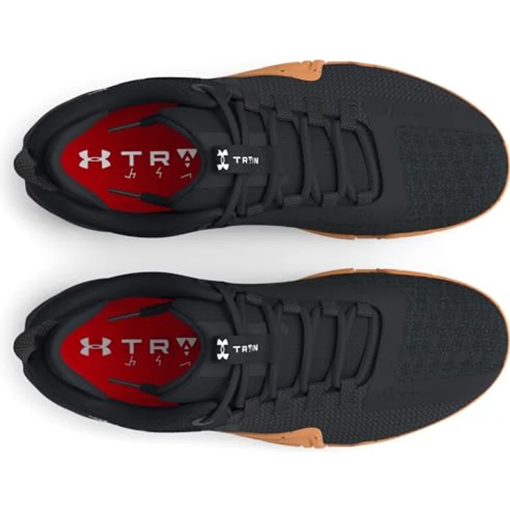 Under Armour Tribase Reign 6, Damen Laufschuhe für Krafttraining, atmungsaktives Mesh-Obermaterial, Gummisohle, Schwarz, Größe 40.5 – Bild 4
