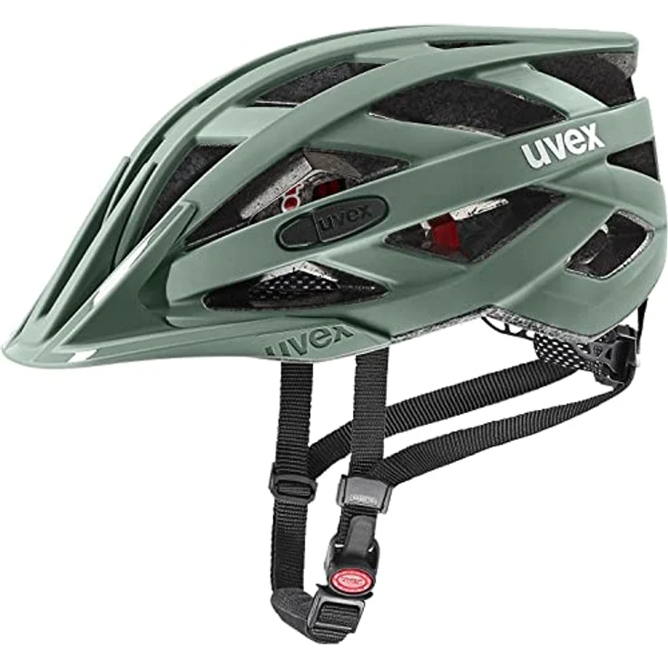 Uvex i-vo cc Fahrradhelm, Moss Green matt, 56-60 cm, leichter Inmould-Helm mit 24 Belüftungskanälen und individuelle Größenanpassung – Bild 1