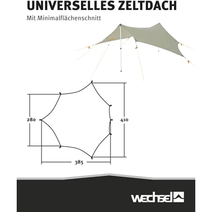 Wechsel Tarp, leichter Schutz für dein Camp, 1.06 kg – Bild 6