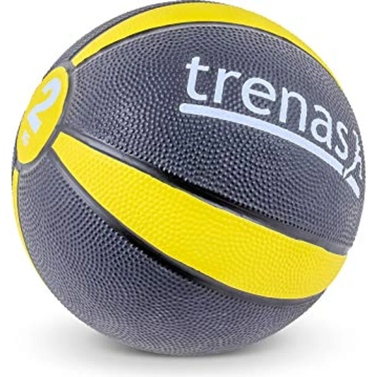 trenas Gummimedizinball PRO - Der professionelle Medizinball - 2 KG - Preisvergleich – Bild 2