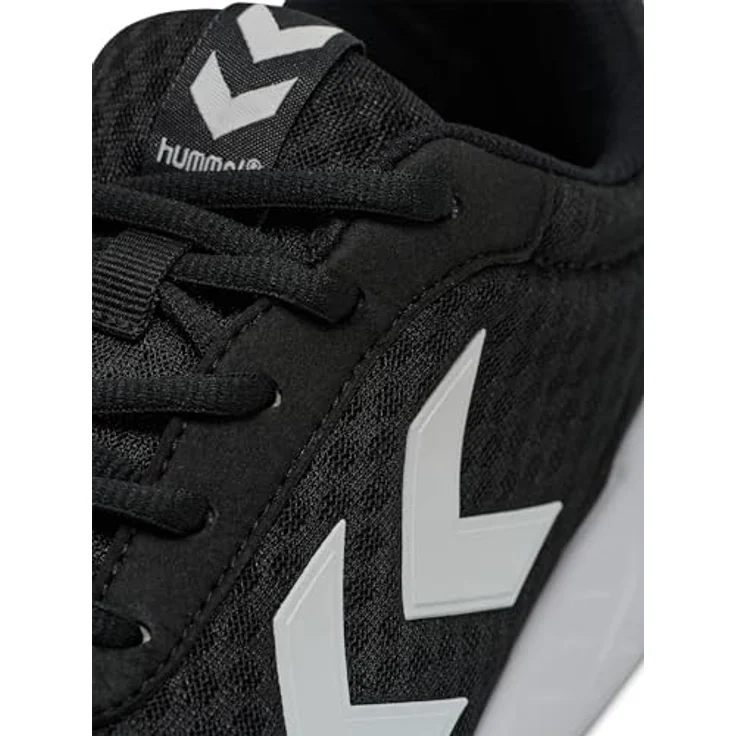 Hummel Legend Breather Sneaker, knöchelhohe Laufschuhe mit Aerotech-Technologie und EVA-Laufsohle, schwarz/weiß, Größe 37 EU – Bild 3