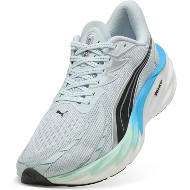 Puma Velocity NITRO 4, Herren Laufschuhe mit NITROFOAM™ Zwischensohle, atmungsaktivem Mesh-Obermaterial, PUMAGRIP Laufsohle, Blau, Größe 42 – Bild 7