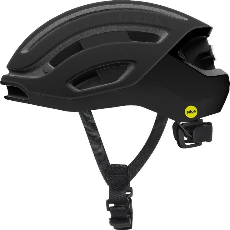 Fizik Kudo Vento Helm, ultraleicht und atmungsaktiv mit MIPS Air, Roll Fit System und integriertem Rücklicht, Schwarz, Größe L – Bild 1