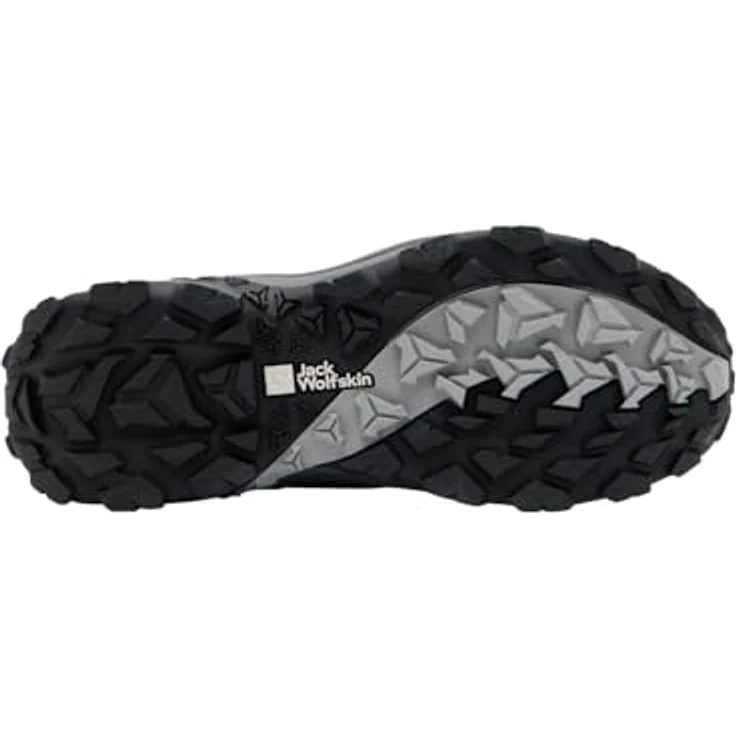 Jack Wolfskin Women's Vojo Tour Texapore Mid, Wanderschuhe mit wasserdichtem Wetterschutz und griffiger Gummi-Außensohle, Schwarz, Gr. 41 – Bild 6