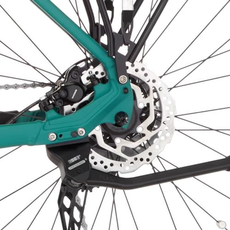 FISCHER TERRA 4.0i E-Bike, 29 Zoll, RH 50 cm, 630Wh, Adventure green matt, hydraulische Scheibenbremsen, Bafang Mittelmotor mit 80Nm, 150 km Reichweite – Bild 5