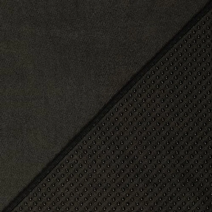Bodhi GRIP2 Yoga Towel, Mikrofaser-Yogatuch mit Antirutsch-Noppen, rutschfest, antibakteriell, ideal für Hot Yoga, anthrazit – Bild 4
