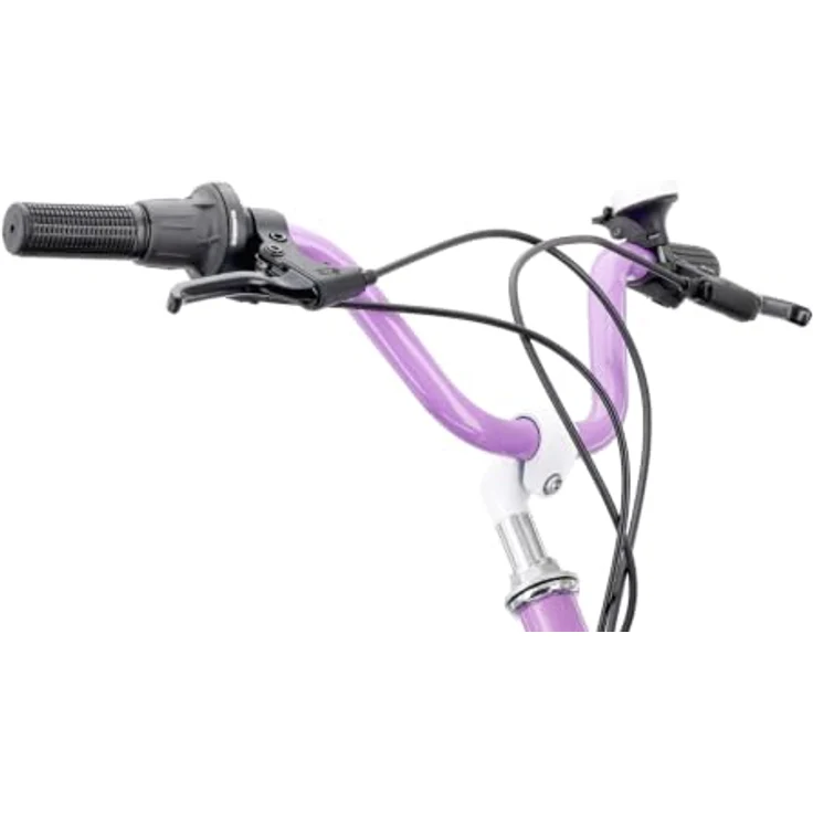 Sun Baby Heart Bike 20 Zoll Mädchenfahrrad, 6-Gang Shimano, lila – Bild 4